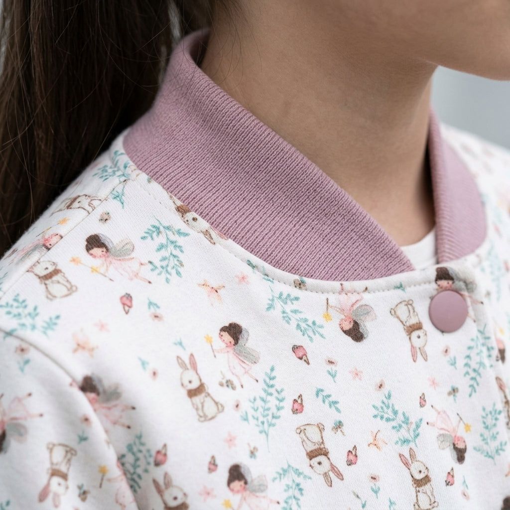 Casaca Bomber para Niña | Estampado