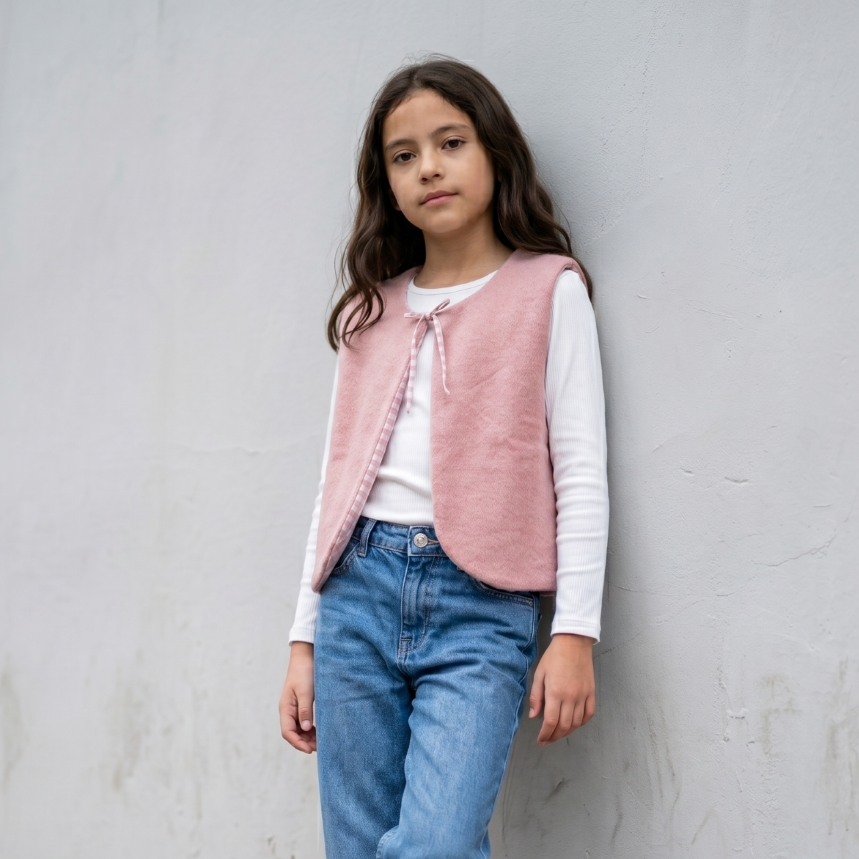 Chaleco Tejido Niña - Angela Kids