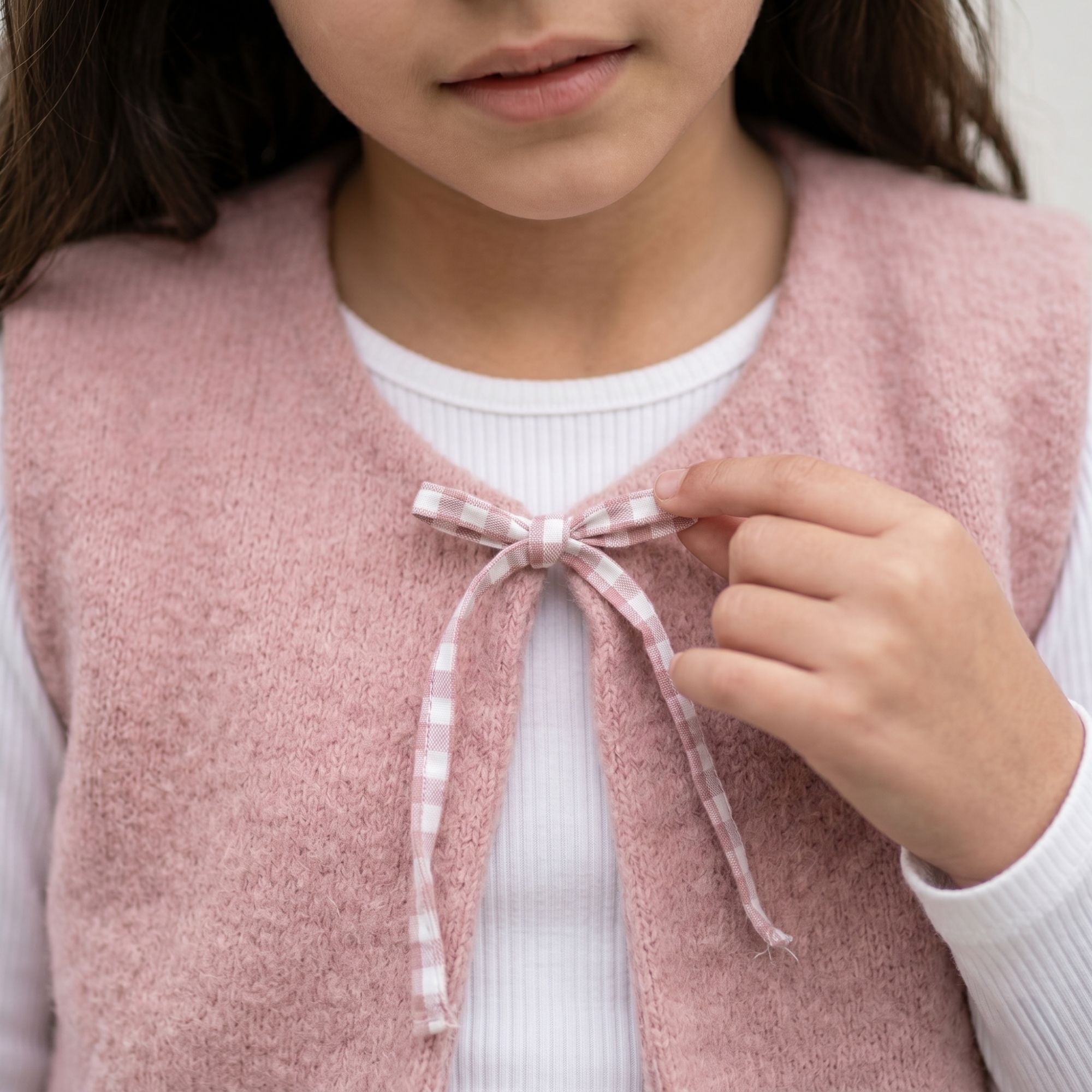 Chaleco Tejido Niña - Angela Kids