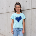 Polo Niña Celeste “Follow Your Heart”