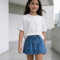Falda short denim niña casual – Angela Kids Perú