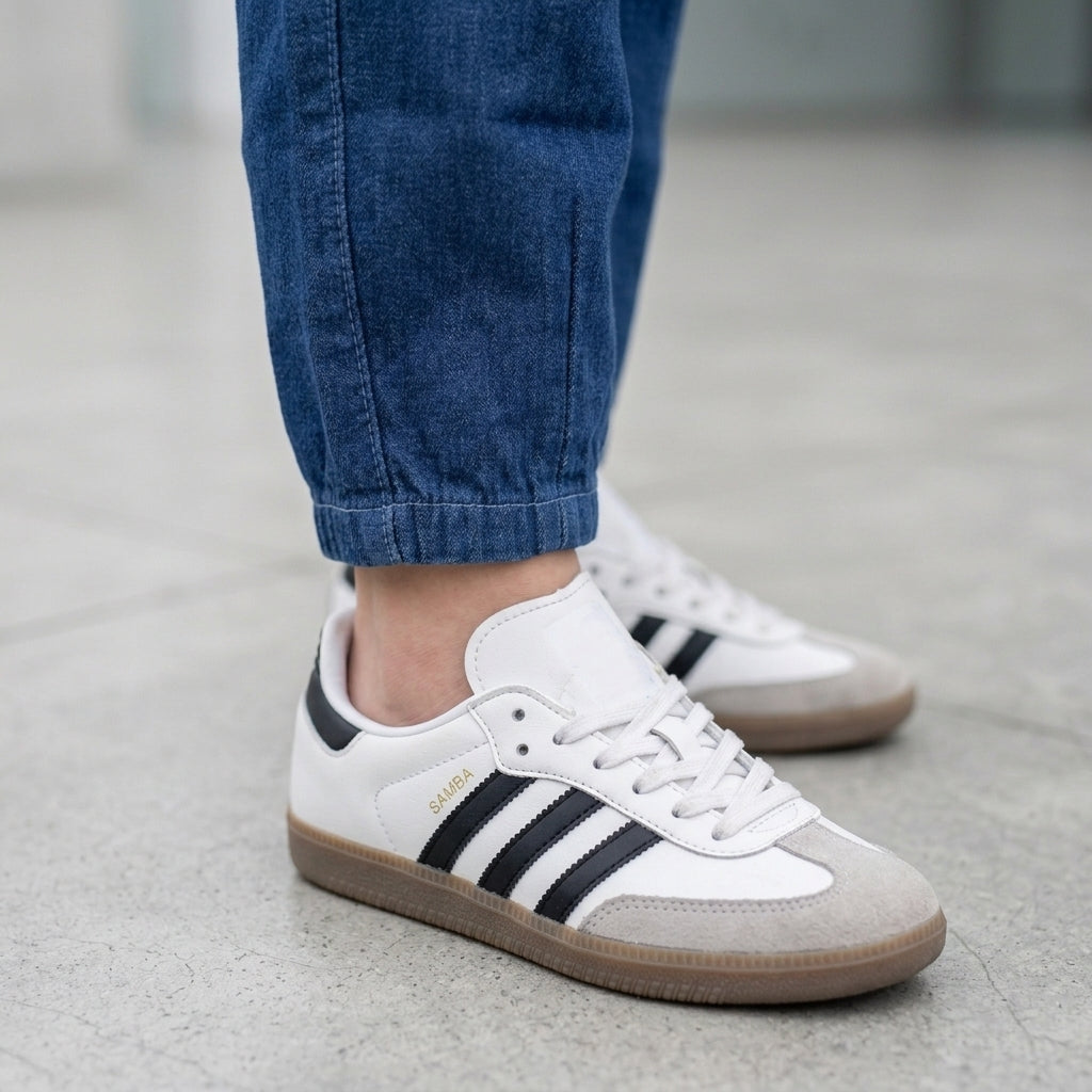Pantalón Jean Chambray Cintura Elástica para Niña
