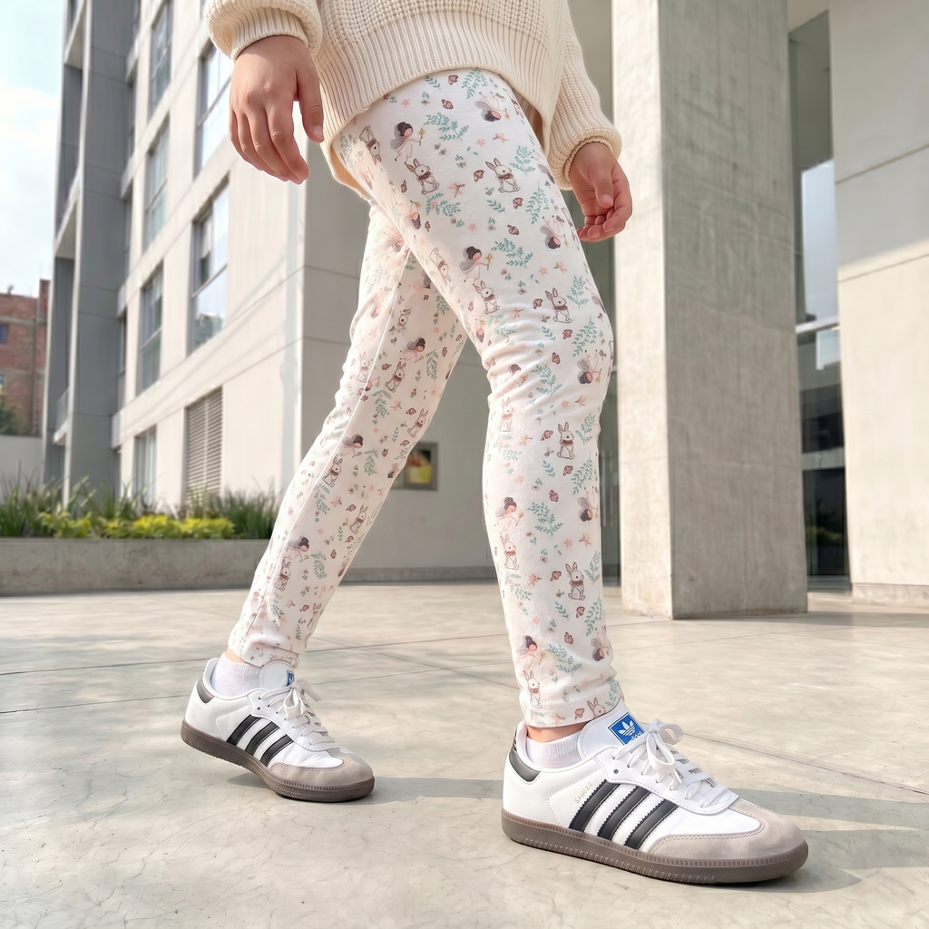 Legging Niñas Estampada (Algodón)