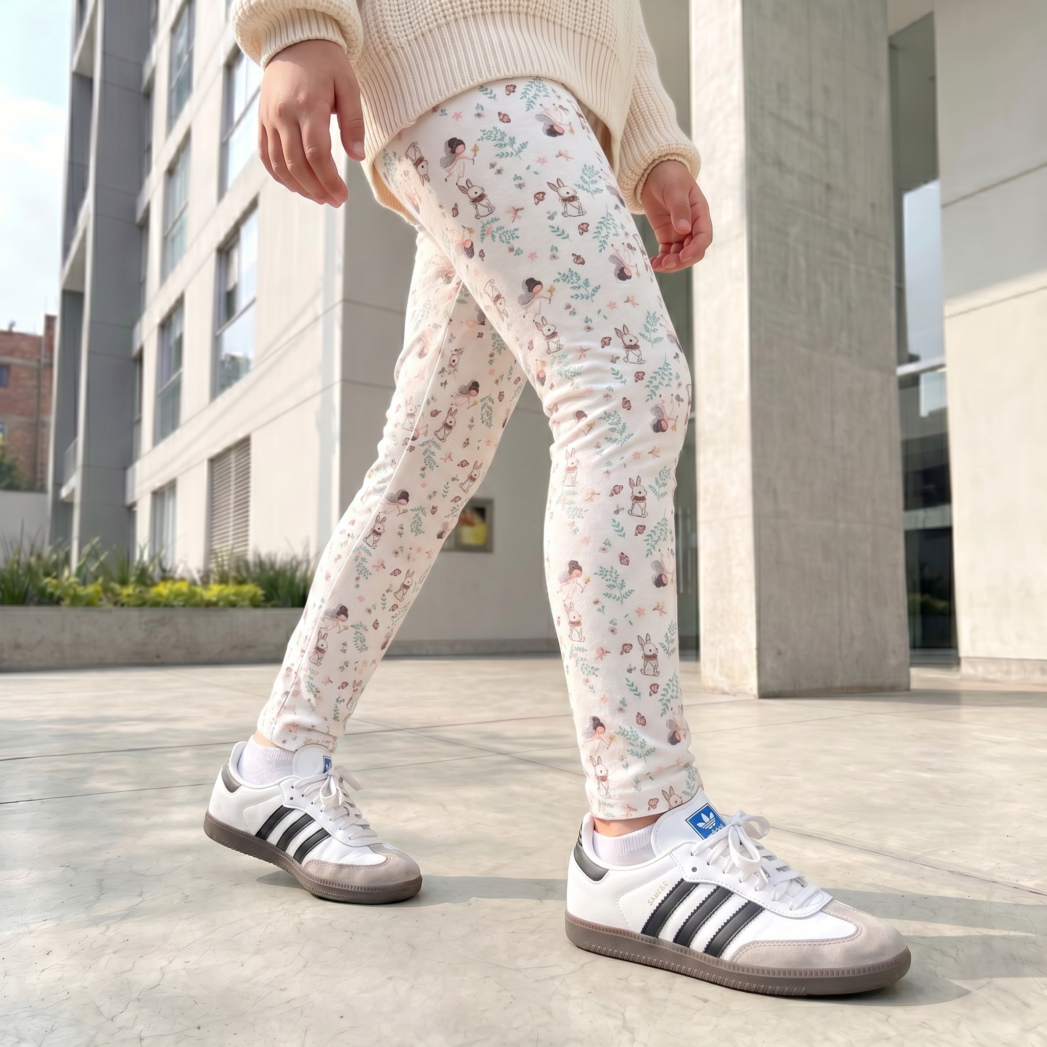 Legging Afranelada Niñas Estampada