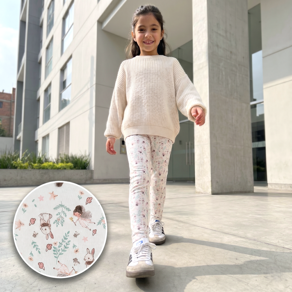 Legging estampada niña algodón – Angela Kids Perú