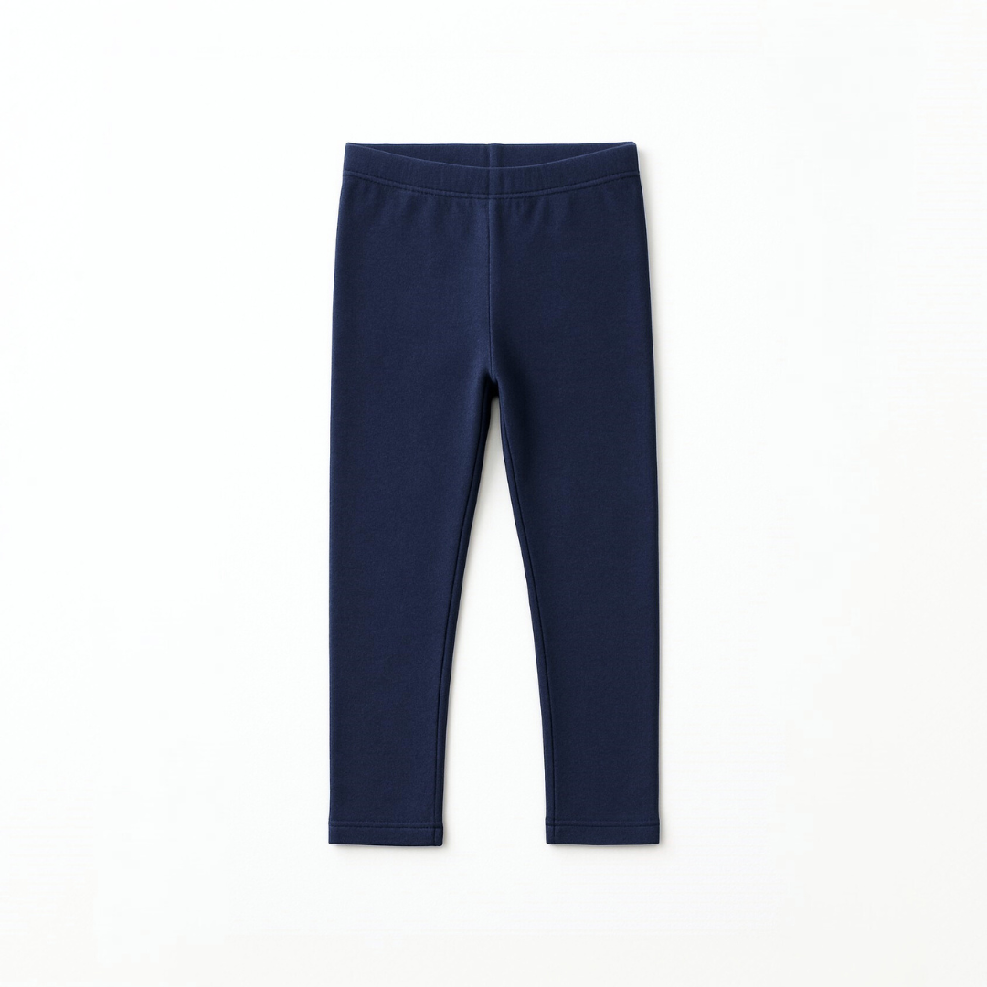 Legging niña azul algodón suave tallas 4 al 16 – Angela Kids