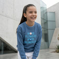 Polera acero French Terry para niña – Angela Kids Perú
