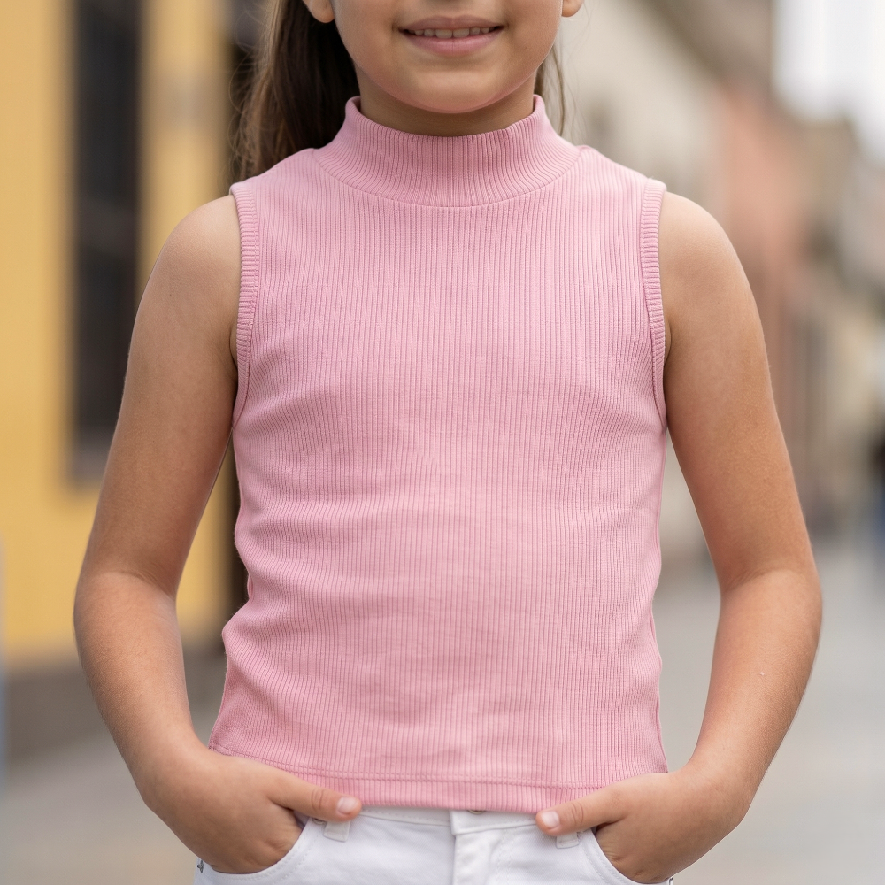 Polo Manga Cero Niña - Angela Kids