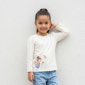 POLO NIÑA BLANCO ALGODON - ANGELA KIDS
