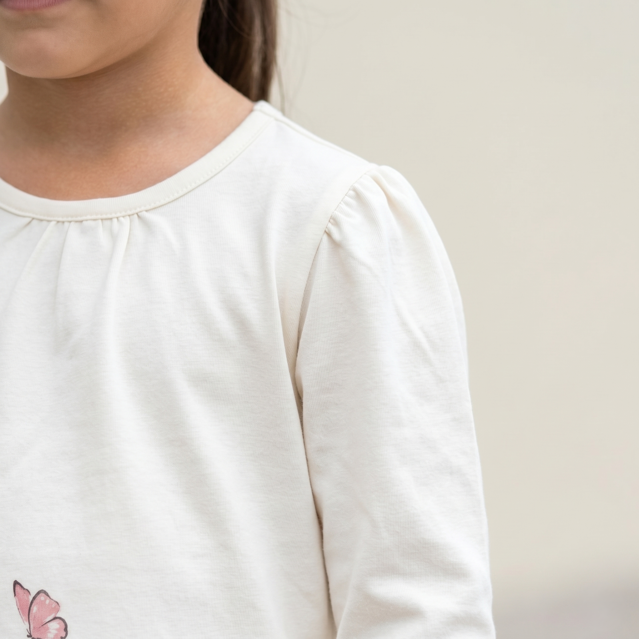 POLO NIÑA BLANCO ALGODON - ANGELA KIDS