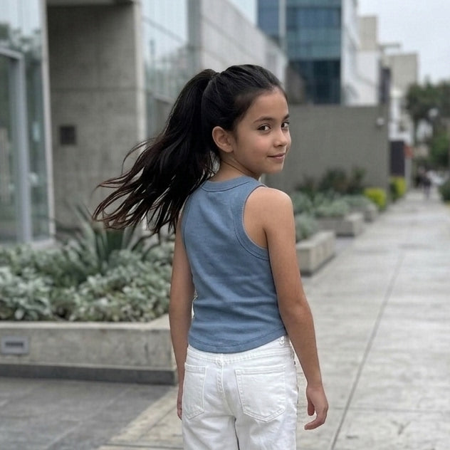 Bividí Rib Niña Acero