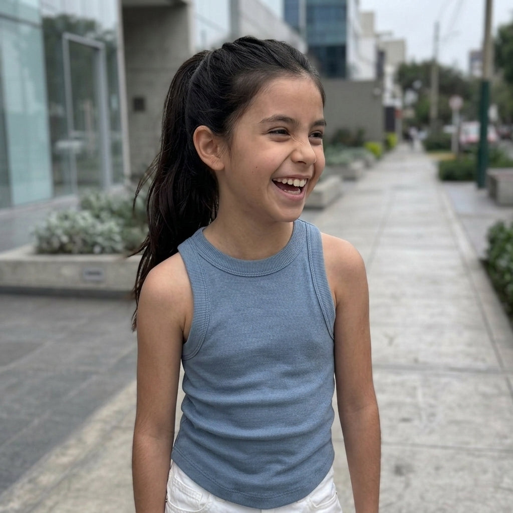 Bividí Rib Niña Acero
