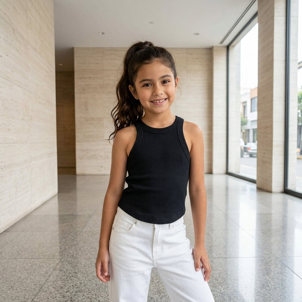 Bividí Rib Niña Negro