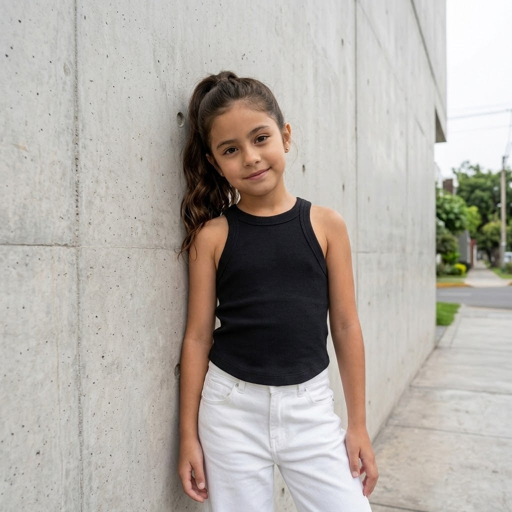 Bividí Rib Niña Negro