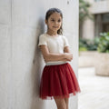 Falda tutú roja para niña