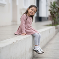 Polivestido Niña Manga Larga Swing Rosa con Bordado Hada