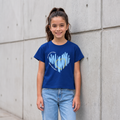 Polo Niña Azul “Follow Your Heart”