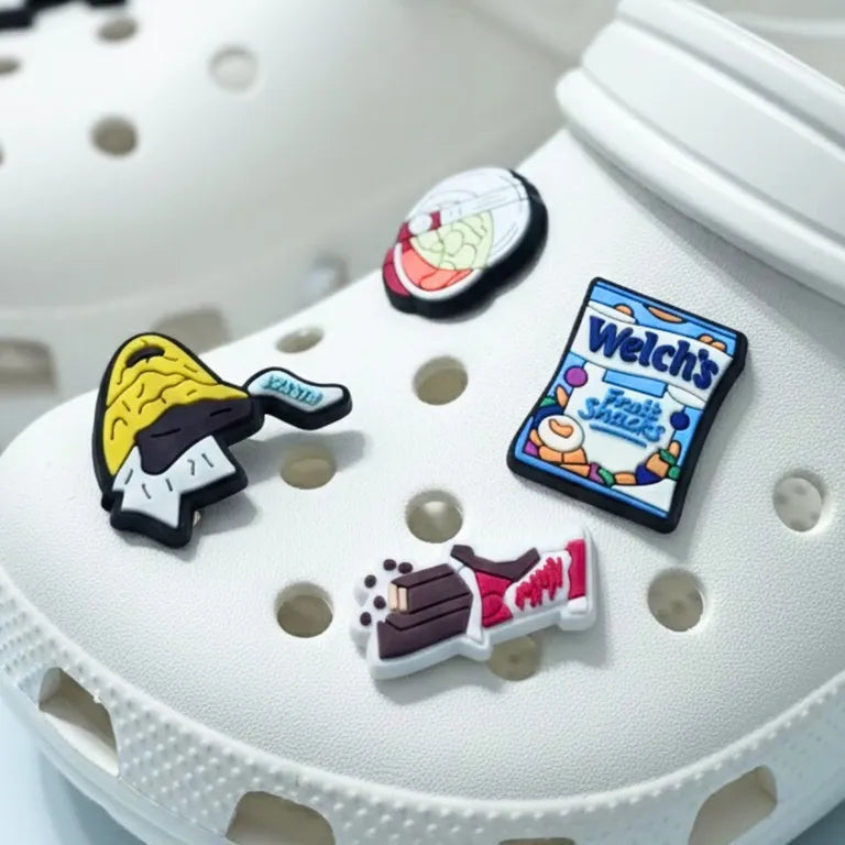 Accesorios Sandalias y Zuecos Snack Boom Pack 4 pines - Dije decorativo para sandalias y zuecos