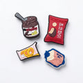 Set 4 Pines Snacks Chocolates 4 - Dije decorativo para sandalias y zuecos