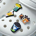 Accesorios Sandalias y Zuecos Foodie Pack 4 pines - Dije decorativo para sandalias y zuecos