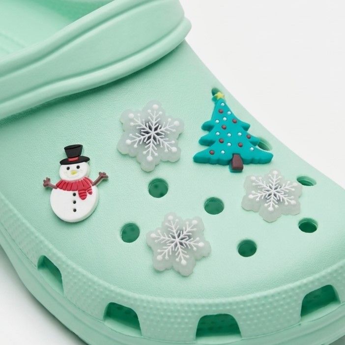 Set 4 Pines Navidad Copos - Vista 3