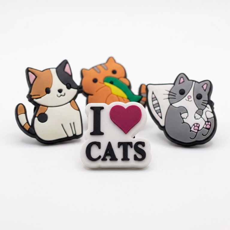 Set 4 Pines Love Cats - Vista 2