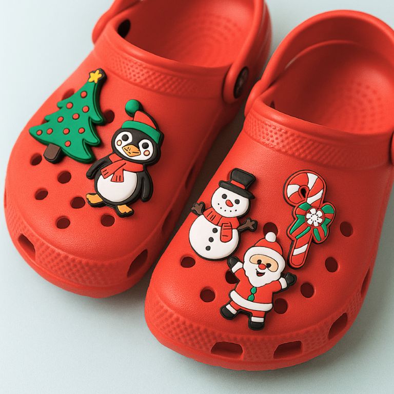 Accesorios para Sandalias y Zuecos Pack Christmas Classics 5 pines - Dije decorativo para sandalias y zuecos