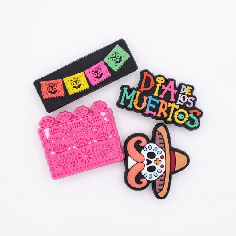 Set 4 Pines Confetti Halloween - Vista 2