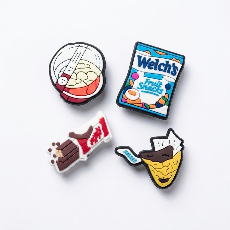 Set 4 Pines Snacks - Dije decorativo para sandalias y zuecos