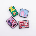 Set 4 Pines Snacks Chips - Dije decorativo para sandalias y zuecos